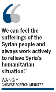 China backs UN resolution on Syrian relief