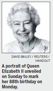 'Smiling queen' portrait