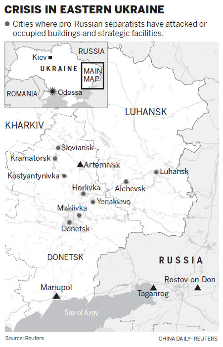 Turmoil spreads in east Ukraine