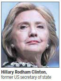 Clinton 'would love to see' female US leader