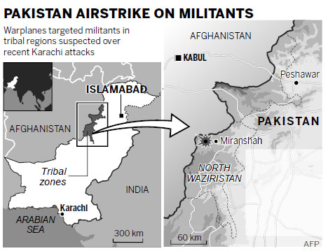 ETIM operatives among 50 killed in Pakistan airstrikes