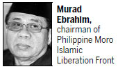 Philippine leader, rebel chief hold rare talks over stalled peace deal