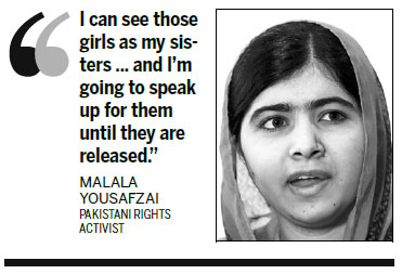Taliban survivor Malala pledges to help free Nigerian girls