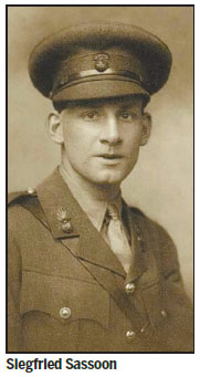 Sassoon's wartime diaries published online