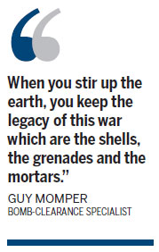 100 years after WWI, live shells pose threat