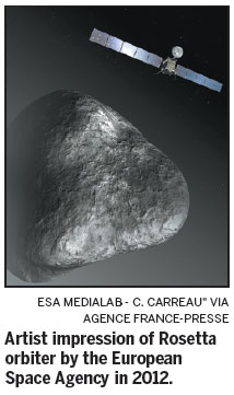 Comet-chasing spacecraft about to meet its quarry