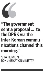 ROK seeks talks with DPRK over family reunions