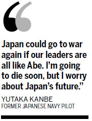 Ex-kamikaze pilots decry militarism
