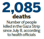 Israeli raid destroys 13-story building