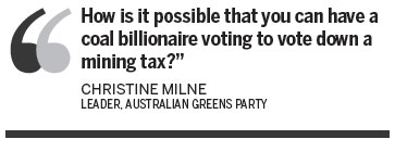 Palmer digs govt out of hole on mining tax