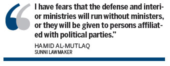Iraqi PM urged to name ministers