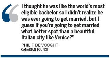 Clooney marries human rights lawyer in Venice extravaganza