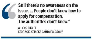 Acid victim's emotional scars run deep
