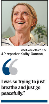Wounded reporter relives brush with death