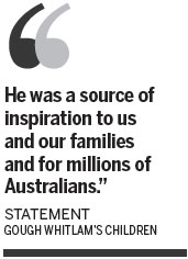 Australia mourns its former PM