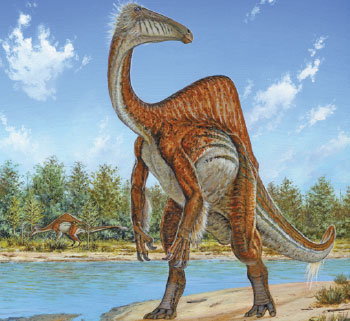 Reconstruction of dinosaur ends fearsome image