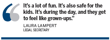 Youngsters get taste of nightlife