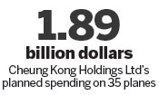 Cheung Kong in aviation lift-off