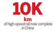 International arrival for China's trains