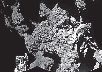 Cosmic first as spacecraft lands on comet