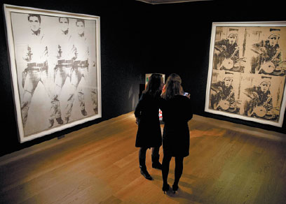 Warhol's Elvis and Brando lead New York art auction