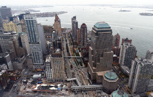 Trade Center fills hole in NYC skyline