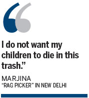 Seeking good life, family found only trash