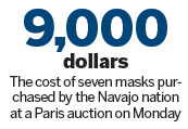 Navajo go to Paris auction to buy back sacred masks