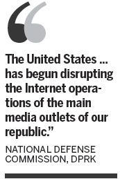 DPRK blames US for Internet disruption