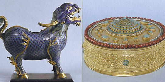 Rare pieces stolen from Chinese museum in France