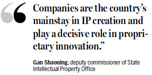 Topping the world in patent applications