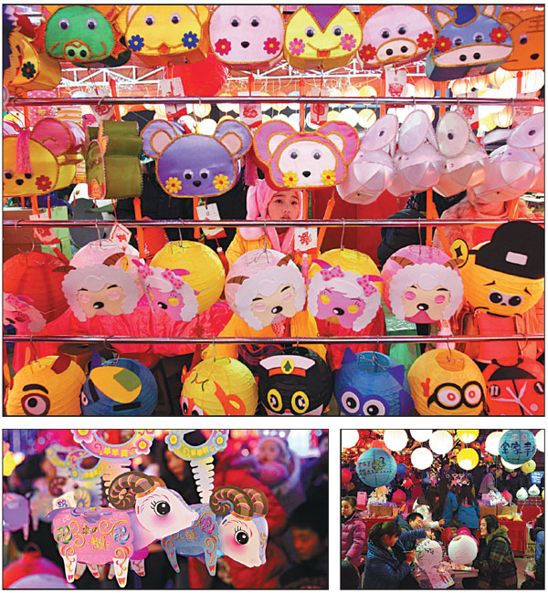 A sea of lanterns