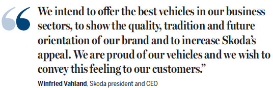 Skoda plans independent brand image