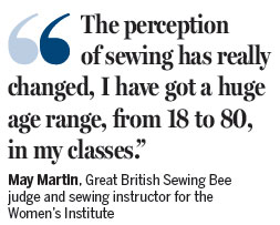 A sewing machine is a power tool after all