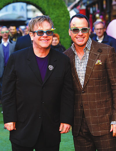 Sir Elton's celebrity feuds