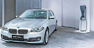 First plug-in hybrid business sedan urges drivers to go electric