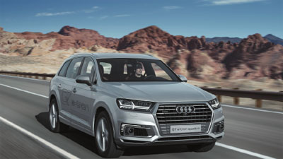 Audi's world premiere of 3 e-tron models in Shanghai