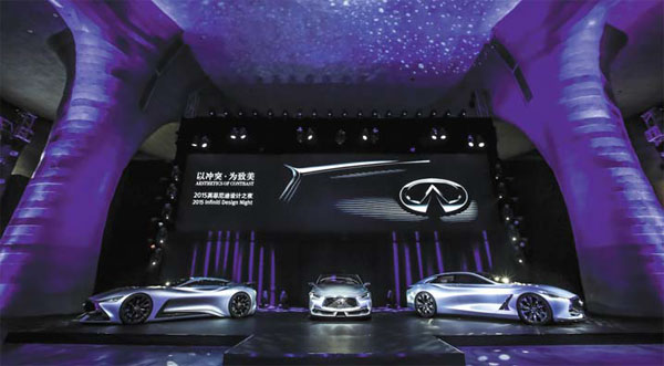 Aesthetics of contrast give Infiniti distinction