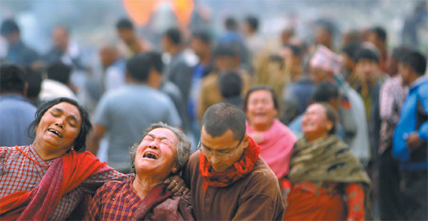 China rescue team starts work
