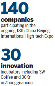 Zhongguancun park's firms showcase their advantages