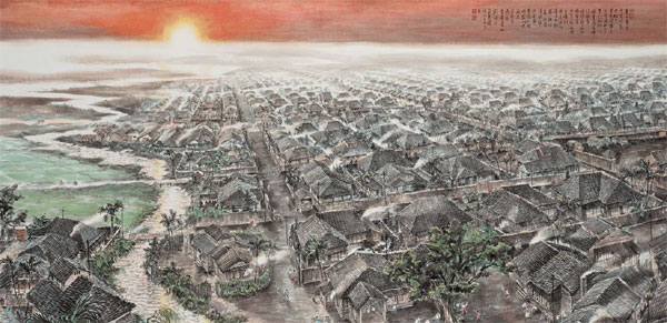 Painter has first solo show on mainland