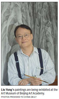 Painter has first solo show on mainland