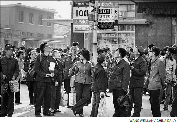 A moment in time: Waiting for a ride