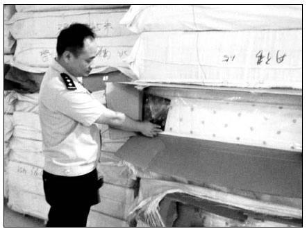 Police raid makers of fake mattresses