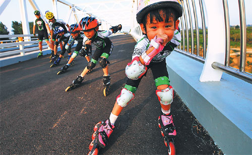 Laixi limbers up for leisure events