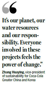 Coca-Cola meets 2020 water goal in China