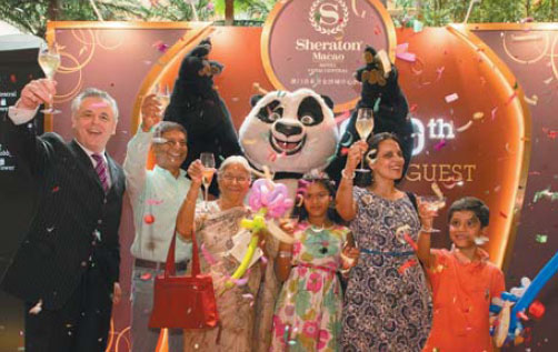 Sheraton Macao welcomes 5 millionth guest in July