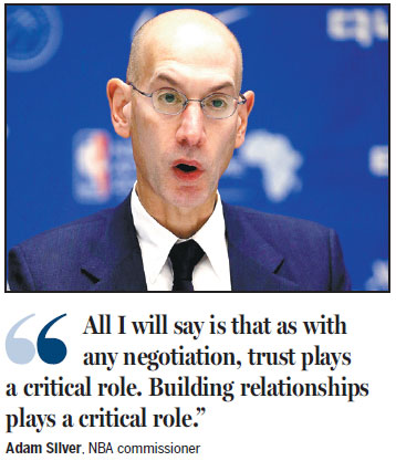 Silver lauds working relationship