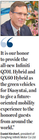 Infiniti and Diaoyutai make perfect match