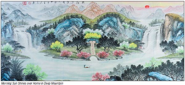 Art changes life of self-taught painter